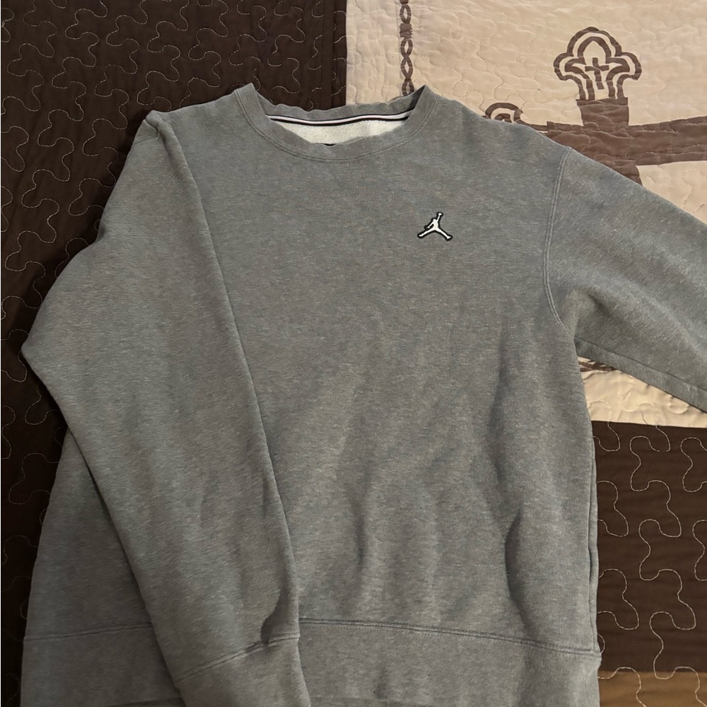 Jordan Gray Crewneck Sweater
